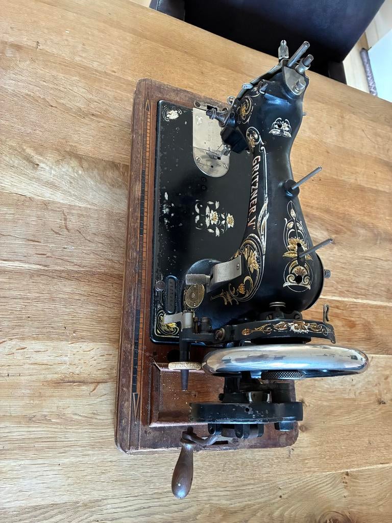 Antieke Gritzner Naaimachine, Antiek en Kunst, Antiek | Naaimachines, Ophalen