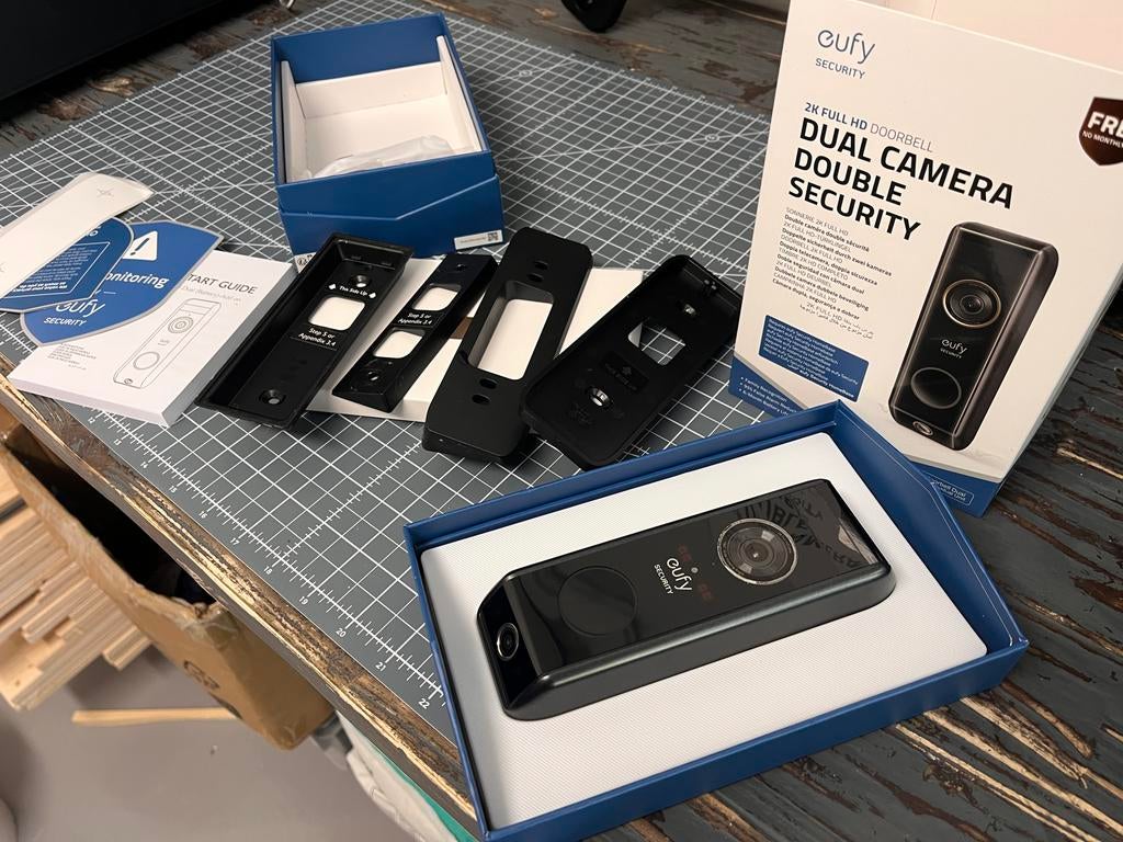 Eufy Deurbel met Dubbele Camera - Zo goed als nieuw, Ophalen of Verzenden, Bewegingsdetectiesensor, Zo goed als nieuw, Draadloos