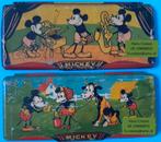 gezocht antiek Disney Mickey Mouse blik doos verpakking 1930, Ophalen of Verzenden, Gebruikt, Overige, Overige merken