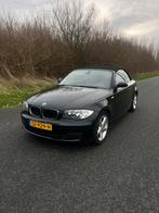 BMW 1-Serie 2.0 118I Cabrio 2008 Zwart, Auto's, 1-Serie, 1995 cc, Cabriolet, 4 stoelen