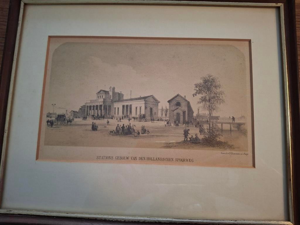 Den Haag Hollands Spoor steendruk 1845, Verzenden