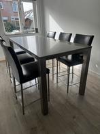 Bartafel Caesarstone Composiet met Barstoelen, Huis en Inrichting, Tafels | Eettafels, Overige materialen, Zo goed als nieuw, Vijf personen of meer