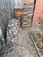 Stapelblokken en waaltjes sierbestrating ophoogzand, Tuin en Terras, Ophalen, Gebruikt, Klinkers, 10 m² of meer