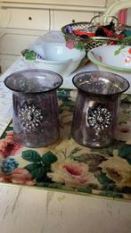 Vaasjes voor kaarsen of bloemen, Antiek en Kunst, Curiosa en Brocante, Ophalen