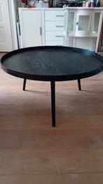Salontafel wood zwart hout., Ophalen, 50 tot 100 cm, 50 tot 100 cm, Zo goed als nieuw