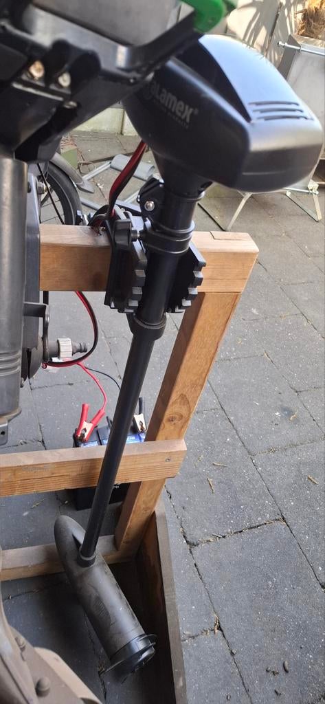 Buitenboordmotor Talamex TM48 Elektrisch, Watersport en Boten, Ophalen of Verzenden, Zo goed als nieuw, Motor en Techniek, Zeilboot of Motorboot