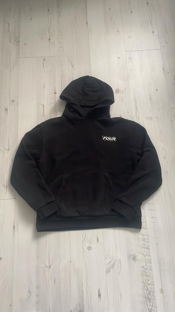 Zwarte FOUR hoodie 14 jaar, Kleding | Heren, Truien en Vesten, Zo goed als nieuw, Maat 48/50 (M), Zwart, Ophalen of Verzenden