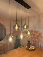 Moderne Rakellamp en Bollamp Set - Stijlvolle Verlichting, Huis en Inrichting, Ophalen, Zo goed als nieuw, Glas, 75 cm of meer