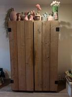 Steigerhouten opberg/computerkast, Ophalen, Gebruikt, Overige houtsoorten