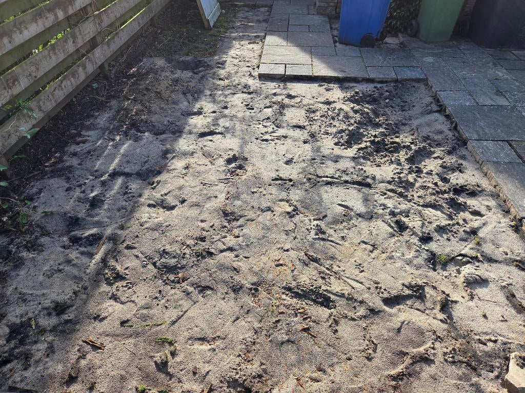 Gratis 1,5 kuub ophoogzand + 50 euro, Tuin en Terras, Zand, Ophalen