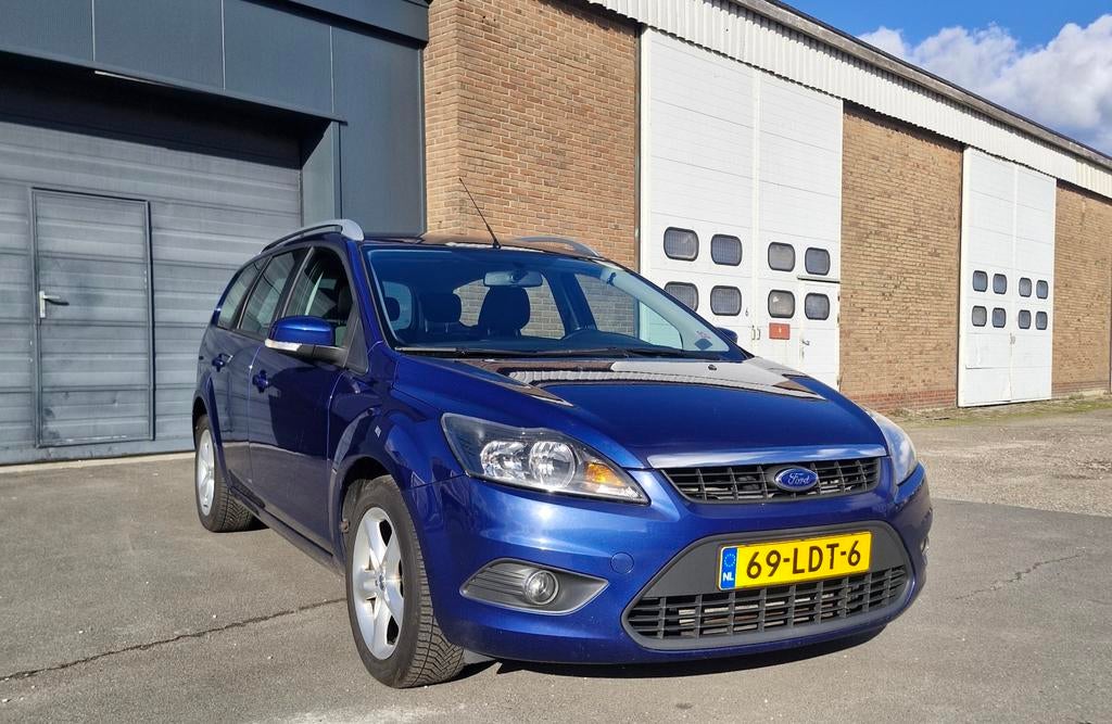 Ford Focus 1.6 16V 100PK 2010 Blauw NAP, 1596 cc, 4 cilinders, 100 pk, Origineel Nederlands