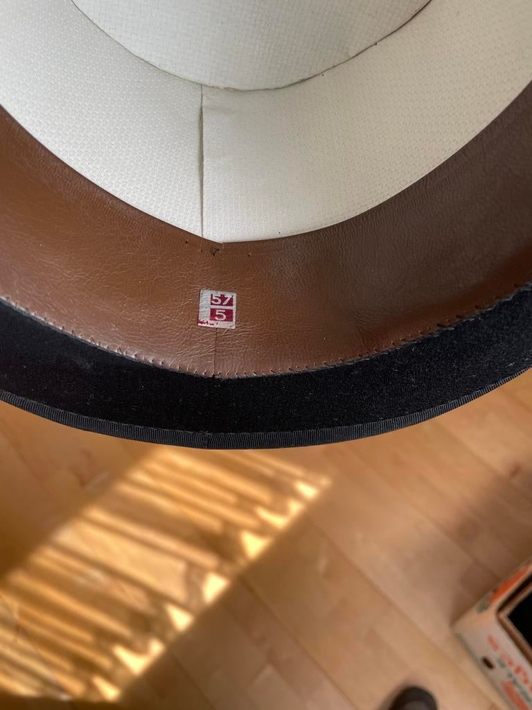 Elegante Zwarte Hoge Hoed - Maat 57 cm, Ophalen, Gedragen, 57 cm (M, 7⅛ inch) of minder, Hoed