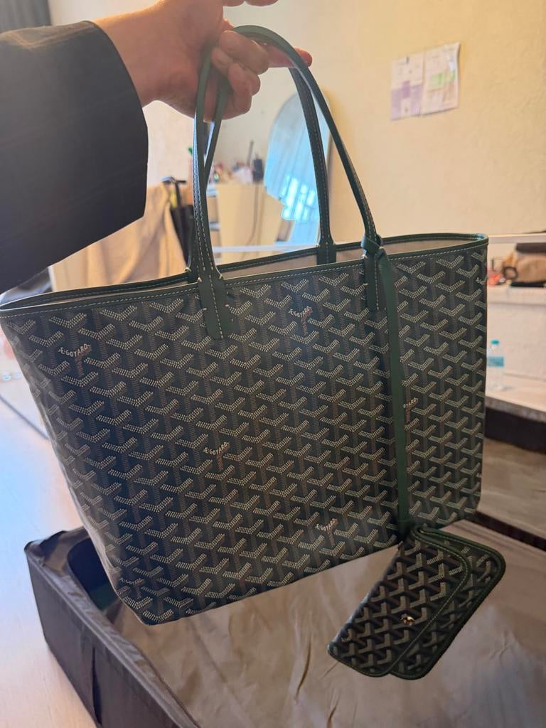 Goyard PM tas. Orgineel met bon/ doos en dustbag!, Ophalen of Verzenden, Gebruikt, Groen, Shopper