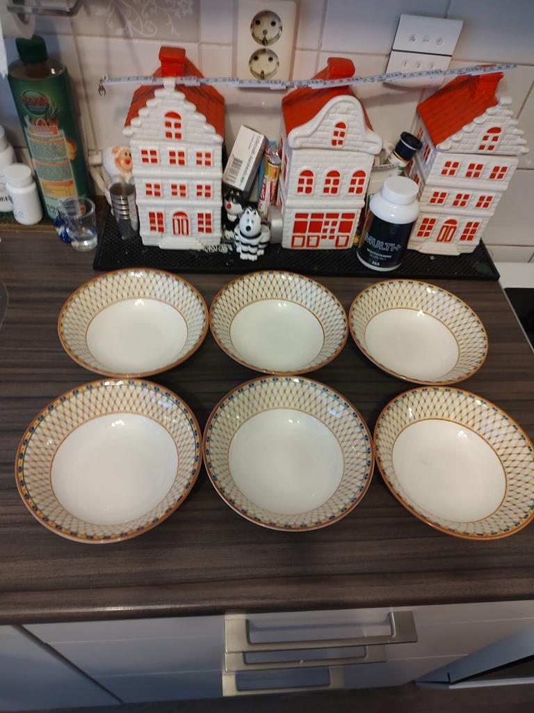 Johnson Bros Lemon Tree kommetjes, Ophalen of Verzenden, Zo goed als nieuw, Kom(men), Overige stijlen