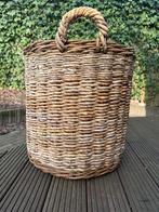 grote rieten mand voor plant, 2 stuks, Huis en Inrichting, Woonaccessoires | Schalen en Manden, Ophalen, Gebruikt, Mand, Rond