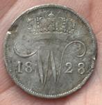 10 Cent 1828 Brussel Willem 1 zilver, Postzegels en Munten, Munten | Nederland, Zilver, Ophalen of Verzenden, 10 cent, Koning Willem I