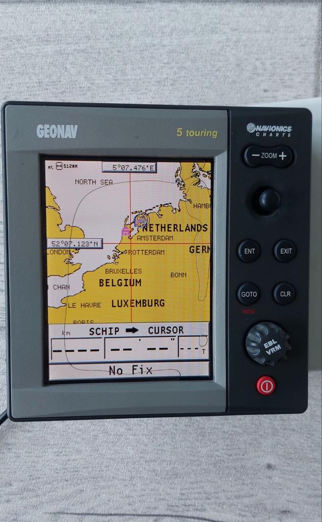 Geonav 5 touring kaartplotter, Ophalen of Verzenden, Kaartplotter of Fish Finder