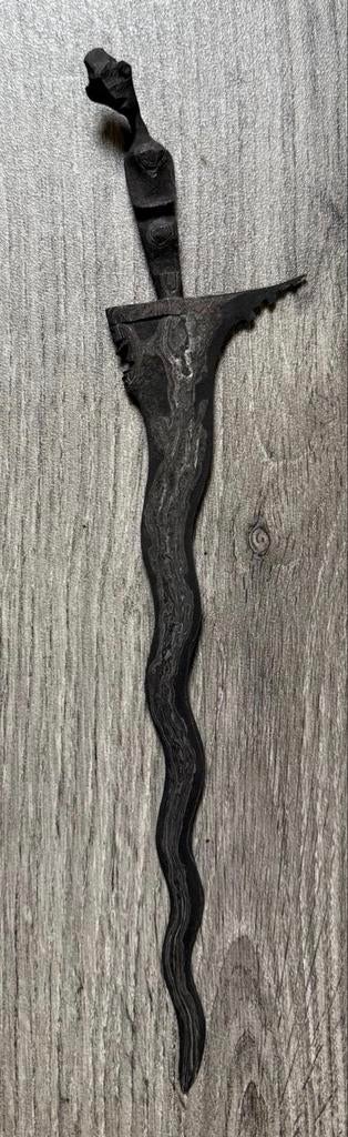 Te Koop ivm Beéndiging Verzameling een Oude Kris Keris nr.6, Antiek en Kunst, Ophalen of Verzenden