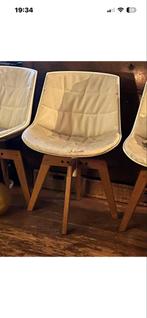 Kuipstoel MDF  flow   Italia Jean-Marie, Gebruikt, Wit, Ophalen of Verzenden, Vier