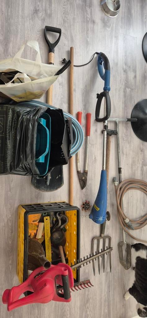 Diverse tuingereedschap, Ophalen, Gebruikt