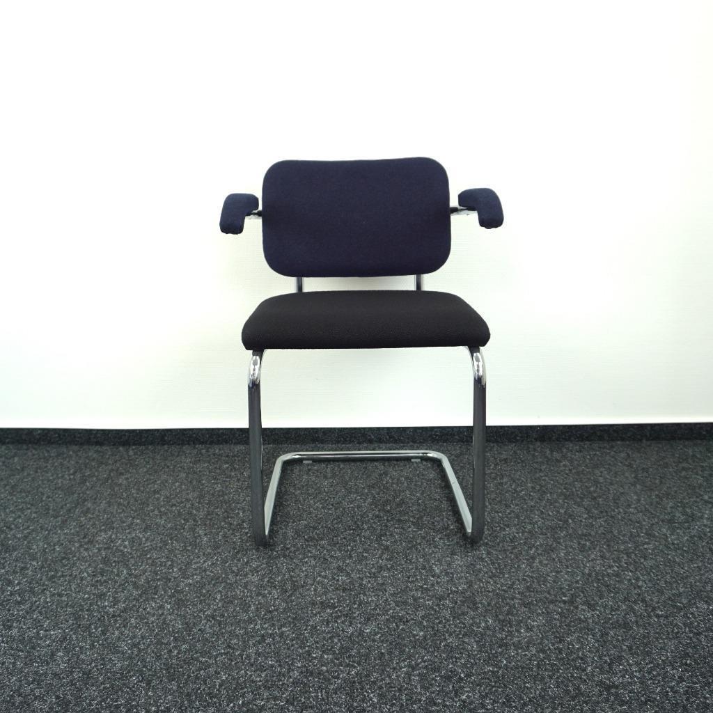 Knoll Cesca design stoelen | Zwart-Donkerblauw Vergaderstoel, Huis en Inrichting, Stoelen, Overige kleuren, -, -, Ophalen of Verzenden