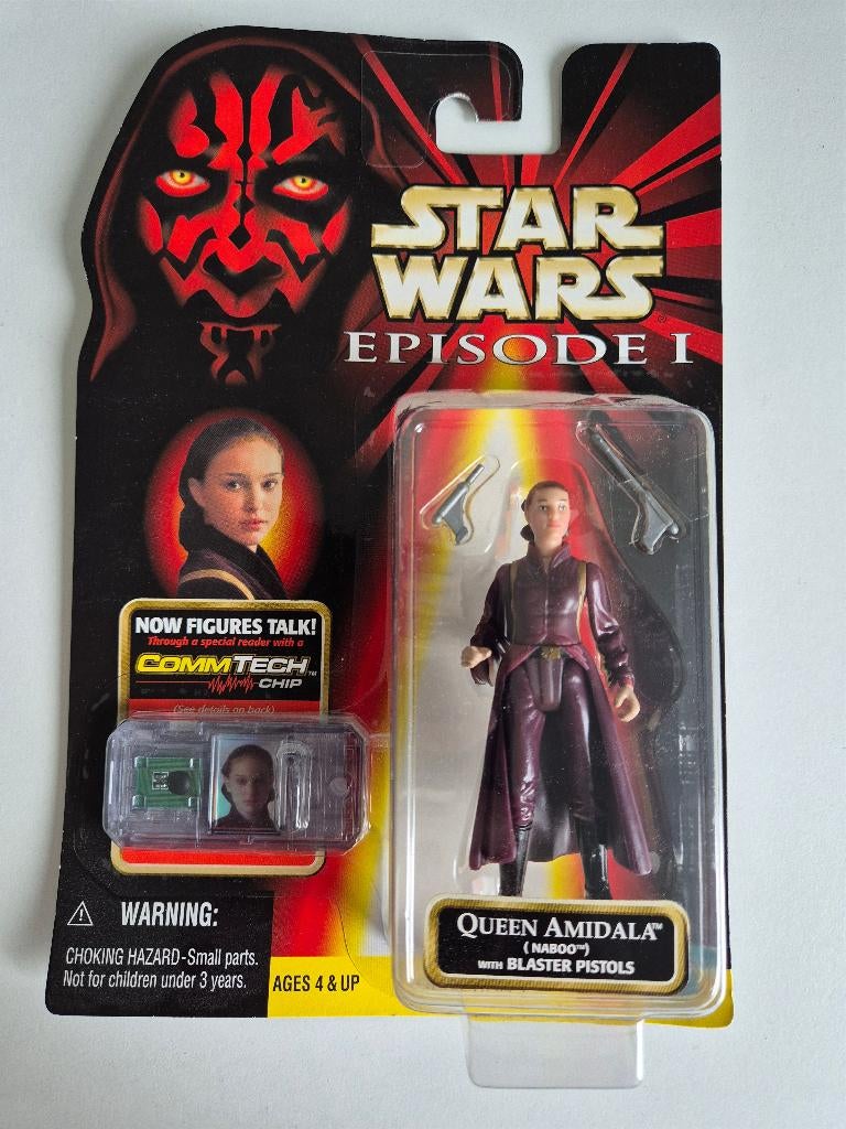 Star Wars EP1 Queen Amidala Naboo with Blaster Pistols, Verzamelen, Star Wars, Nieuw, Actiefiguurtje, Ophalen of Verzenden