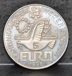 Nederland 5 Euro 1996 "Willem Barentsz, Postzegels en Munten, Penningen en Medailles, Ophalen of Verzenden, Overige materialen
