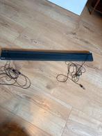 Veneta zwart plissé gordijn in het raam, 100 tot 150 cm, Ophalen of Verzenden, Zo goed als nieuw, 100 tot 150 cm