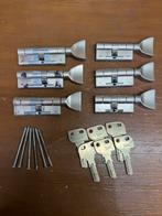 M&C SKG3 Cilinders gelijksluitend 6 sleutels en certificaat, Doe-het-zelf en Verbouw, Hang- en Sluitwerk, Ophalen of Verzenden