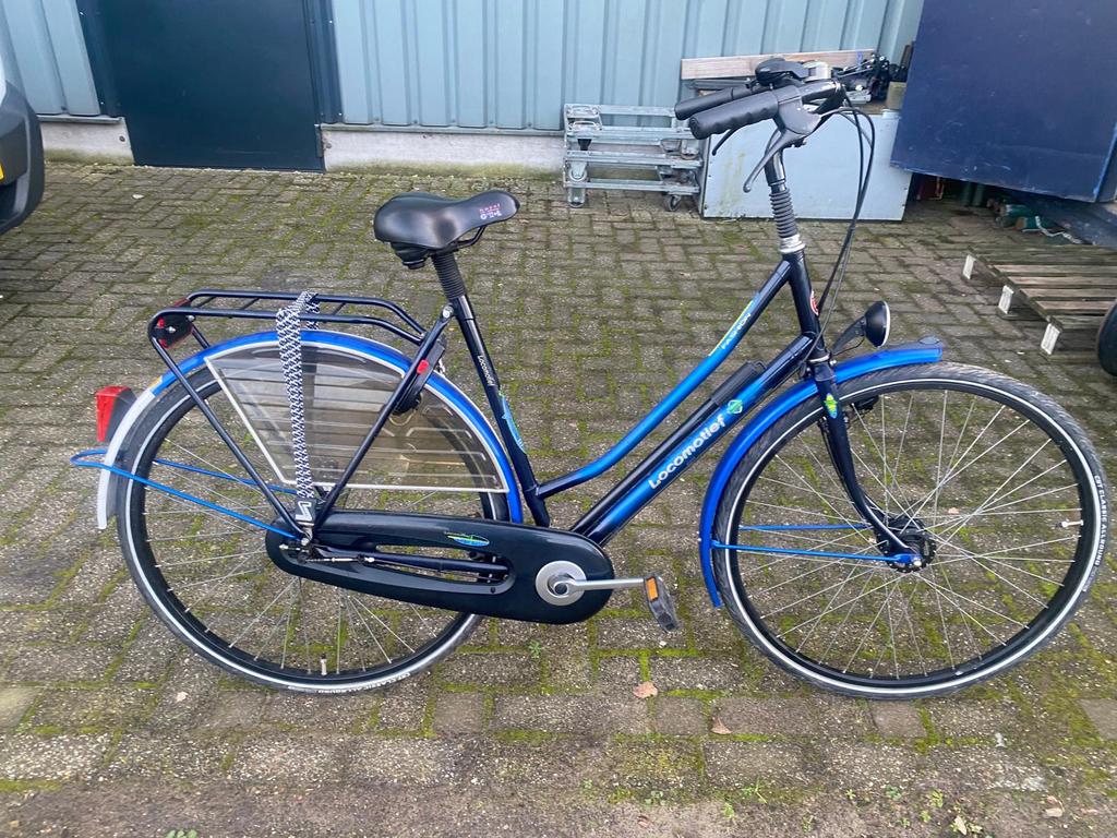 Zeer nette damesfiets Locomotief 28 inch 3 versnell, Fietsen en Brommers, Fietsen | Dames | Damesfietsen, Overige merken, 53 tot 56 cm