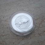 Zilveren 1 ounce munt 60 jaar James Bond, Ophalen of Verzenden, Losse munt, Zilver