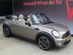 MINI Cabrio 1.6 COOPER CHILI | LEER | 89.000 KM | LIEFHEBBER, Euro 5, Gebruikt, Beige, 4 cilinders