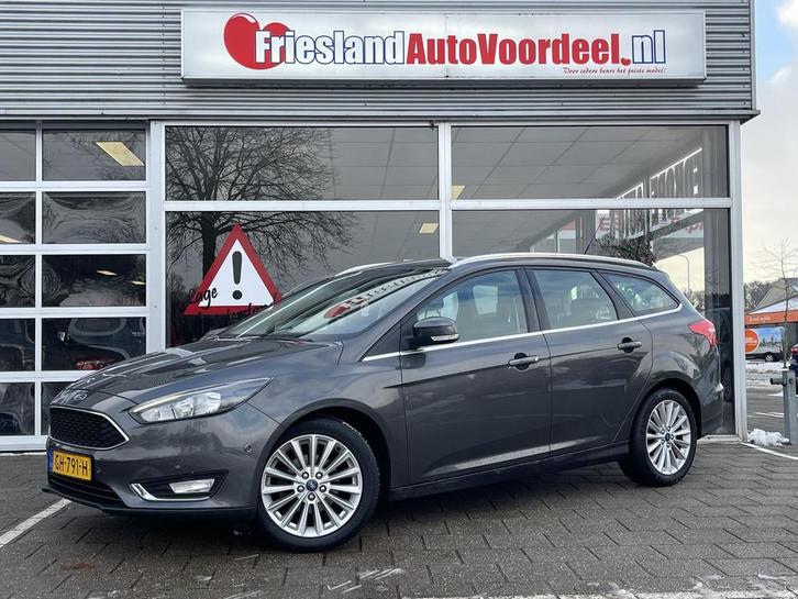 Ford Focus Wagon 1.0 First Edition /Cruise/Clima/Navi/2015/A, Auto's, Ford, Bedrijf, Te koop, Focus, ABS, Airbags, Airconditioning