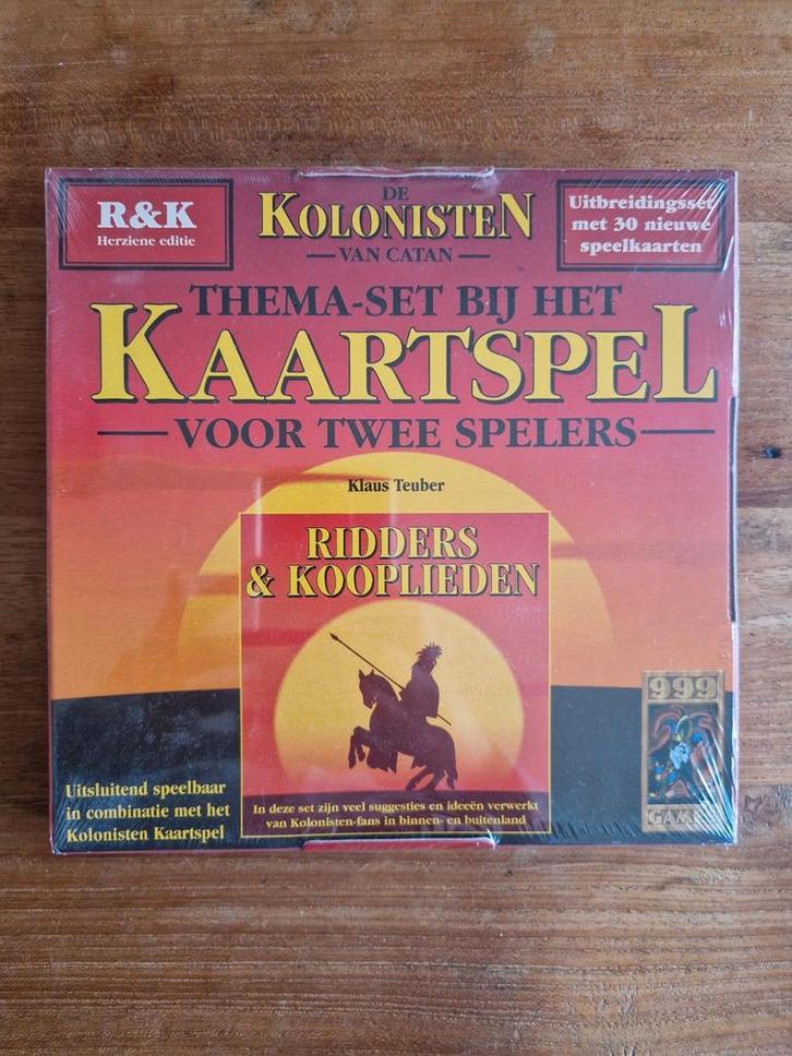Kolonisten kaartspel uitbr.: Ridders & Kooplieden R&K, Hobby en Vrije tijd, Gezelschapsspellen | Kaartspellen, Nieuw, Een of twee spelers