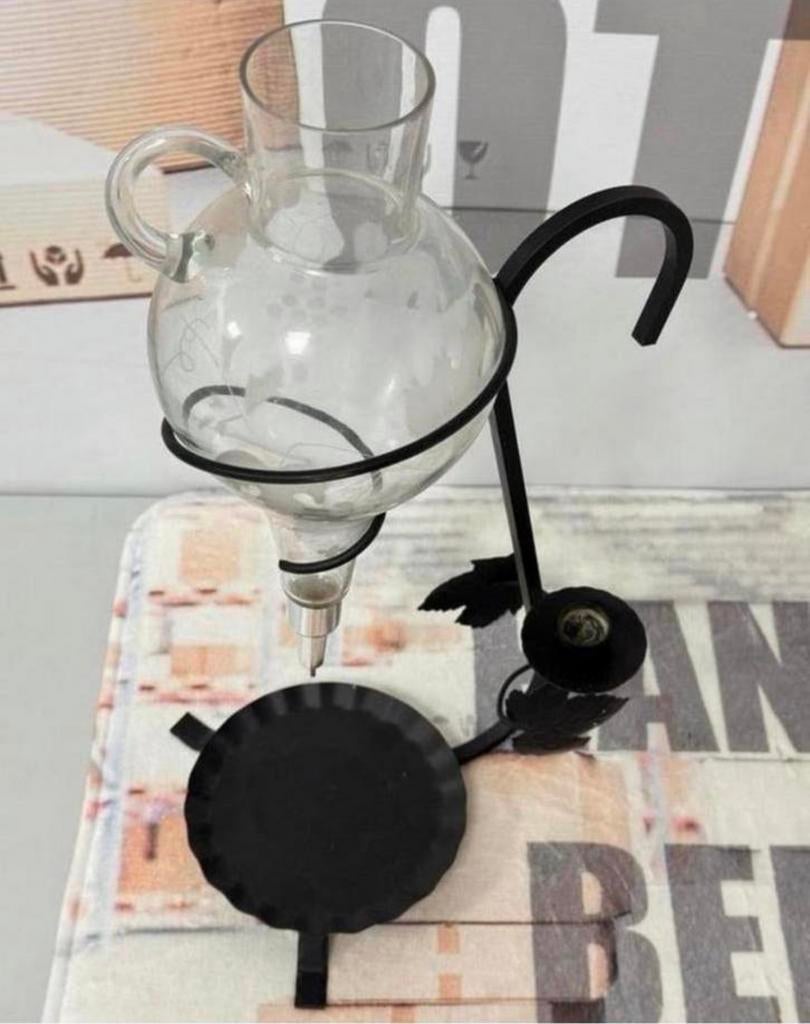 1950 antiek Wijndispenser wijn beluchter schenker decanter, Ophalen of Verzenden, Zo goed als nieuw, Frankrijk, Overige typen