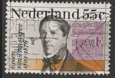 Nederland 1976 1090 Groen van Prinsterer, Gest Middelburg, Postzegels en Munten, Postzegels | Nederland, Ophalen of Verzenden