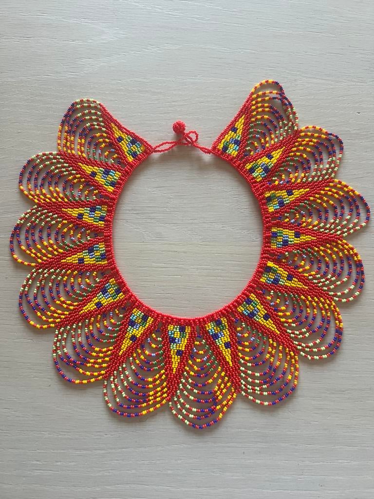 Originele kralen ketting Masai, Ophalen of Verzenden, Zo goed als nieuw