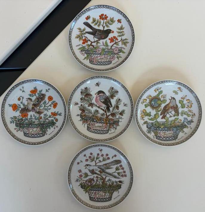 Hutschenreuther Ole Winther Wandborden - Set van 5, Ophalen