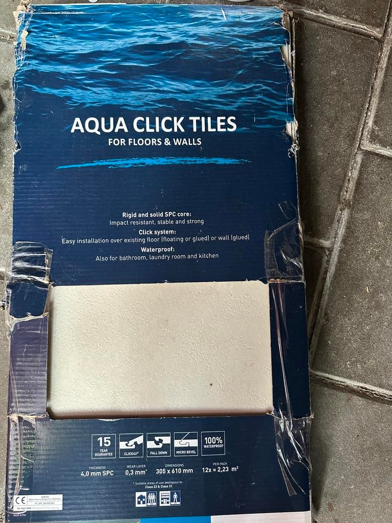 PVC tegels, Overige materialen, 30 cm of meer, 50 tot 150 cm, Ophalen of Verzenden