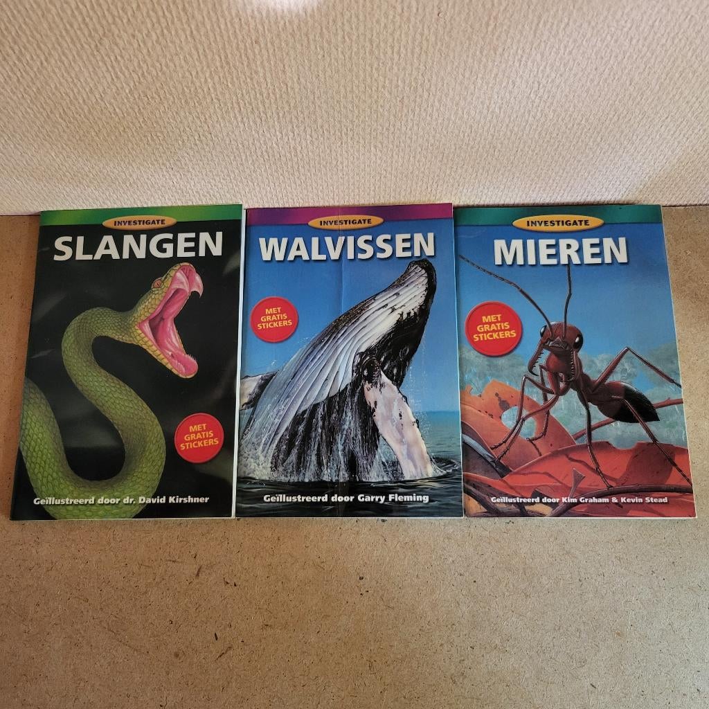 Investigate: Slangen, Walvissen, Mieren, Ophalen of Verzenden, Gelezen, Overige diersoorten