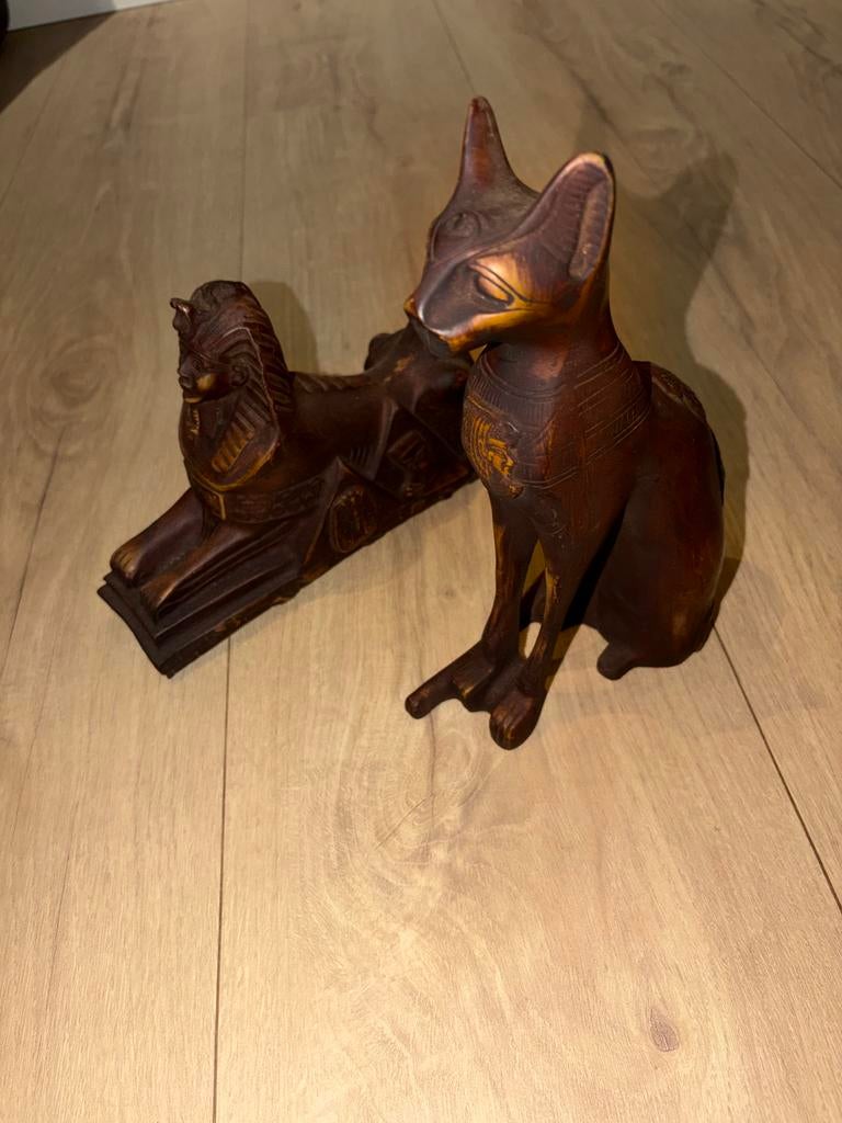 Anubis en Sfinx Beelden, Ophalen of Verzenden, Nieuw, Fantasy
