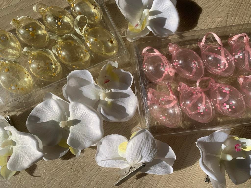 Glazen paaseieren decoratie - Pasen /Easter, Ophalen of Verzenden