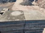 28.8m2 gebruikte tegels 60x60x6cm donkergrijs, Ophalen, Gebruikt, 10 m² of meer, Beton