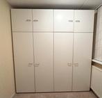 SVEDEX: WITTE  HANG-LEG  KAST, Huis en Inrichting, Kasten | Kledingkasten, Ophalen, Gebruikt, 25 tot 50 cm, 200 cm of meer