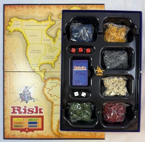 Parker Risk Bordspel compleet Versie 2004 Gezelschapsspel, Coolsingel 104, 3011 AG Rotterdam, Netherlands, Parker, Verzenden, Een of twee spelers
