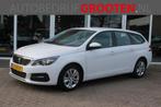 Peugeot 308 SW 1.2 PureTech Active//Navi//Carplay//Trekhaak!, Voorwielaandrijving, Stof, Gebruikt, Wit