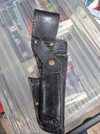 Vintage Zwart Leren Holster - Gebruikt, Ophalen of Verzenden, Gebruikt