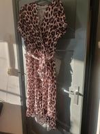 Heel leuk tijgerprint jurkje maat 48 xxl zgan gratis!, Ophalen, Bruin, Maat 46/48 (XL) of groter, Knielengte