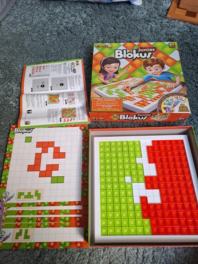Blokus Junior - Compleet en Zo Goed als Nieuw, Een of twee spelers, Ophalen of Verzenden, Zo goed als nieuw, Mattel