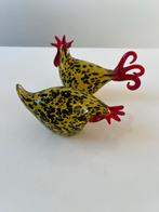 Glazen Kippen Beeldjes -, Verzamelen, Beelden en Beeldjes, Ophalen of Verzenden, Zo goed als nieuw, Dier